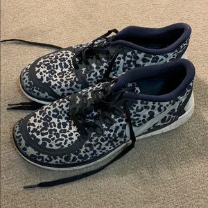 Cheetah print nike shoes